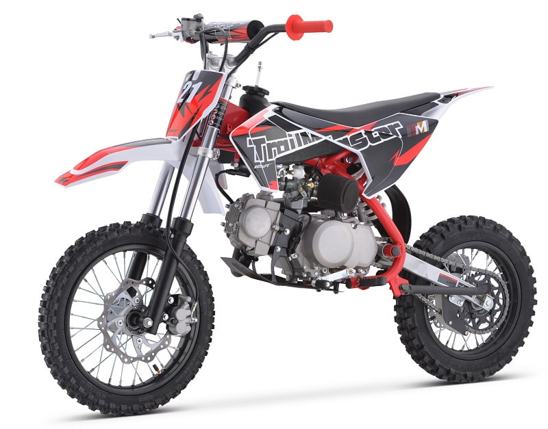 Trailmaster TM21 Gasoline 125cc Dirt Bike - Red