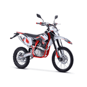 Trailmaster TM31X PRO 250 Dirt Bike, 223cc Engine, 34.6" Seat Height LED Headlight, Tail Lights, Turn Signals, Side View Mirrors, 5 Speed Manual Trans, Digital Dashboard Red