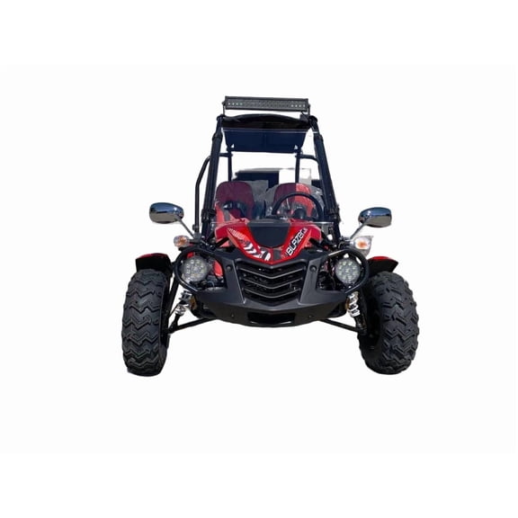 Trailmaster ULTRA BLAZER 200EX EFI Go Kart. Larger Tires, Custom Chrome Rims, Body Kit, Light Bar WindShield Fuel Injected