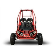 Trailmaster Ultra Mini XRX+ Go Kart Buggy, High Back Seats, Adjustable for Younger Riders, Throttle Limiter and Kill Remote. with Pre-Assembled Version Now! Plus, Red