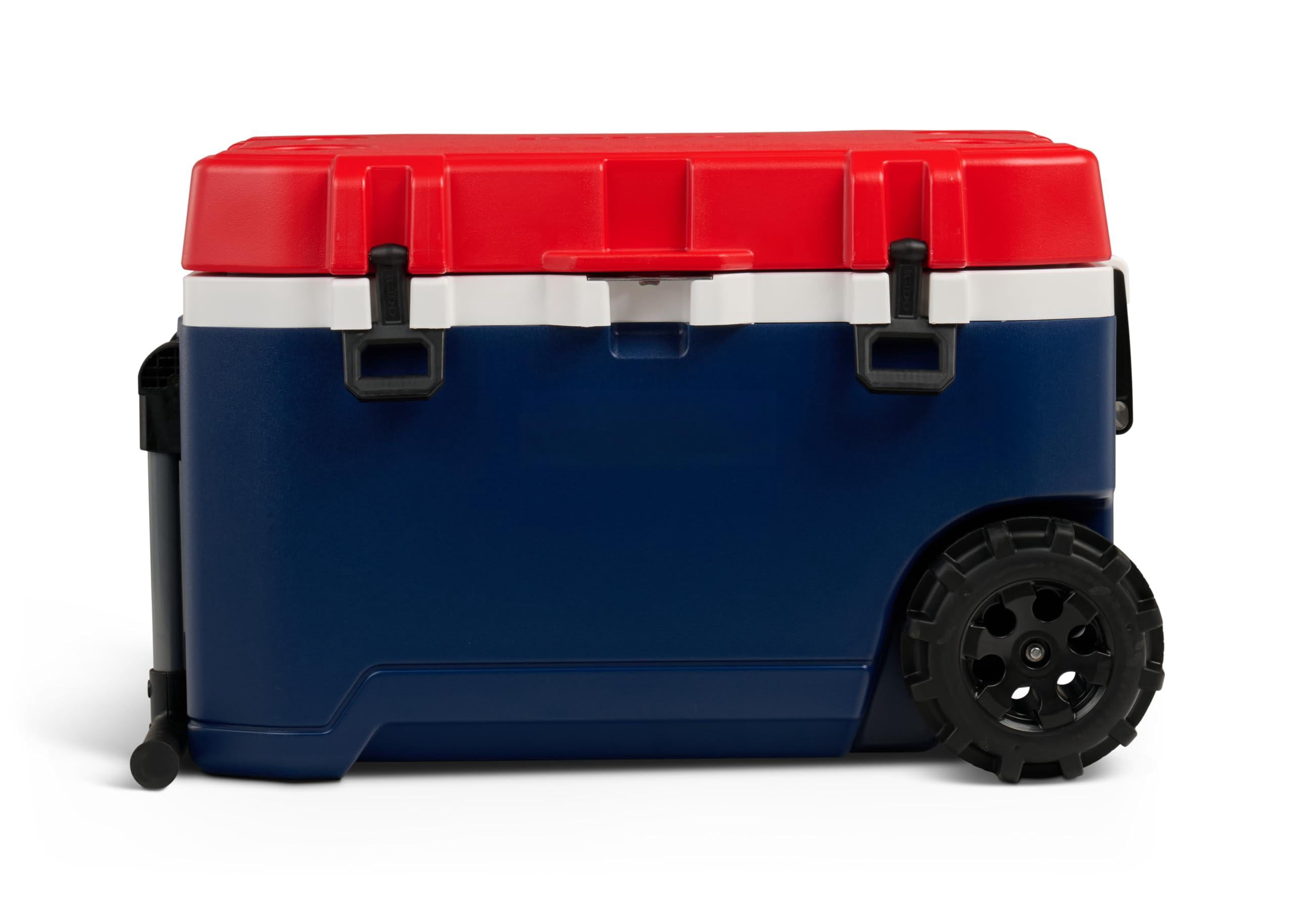 Trailmate 75qt Wheeled Cooler  Insulated Hard Shell Ice Chest Americana
