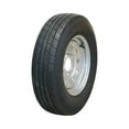 thumbnail image 1 of Trailquest 13" 6 ply Radial Trailer Tire & Wheel - ST 175/80R13 - 5x4.5 Bolt Pattern (Silver Mod), 1 of 3
