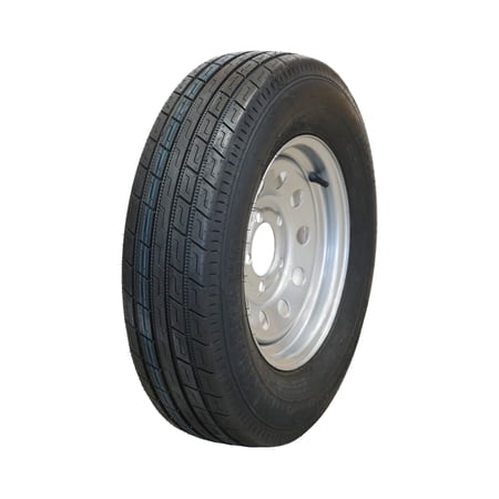 Trailquest 13″ 6 ply Radial Trailer Tire & Wheel – ST 175/80R13 – 5×4.5 Bolt Pattern (Silver Mod) Sansujyuku sansujyuku.com