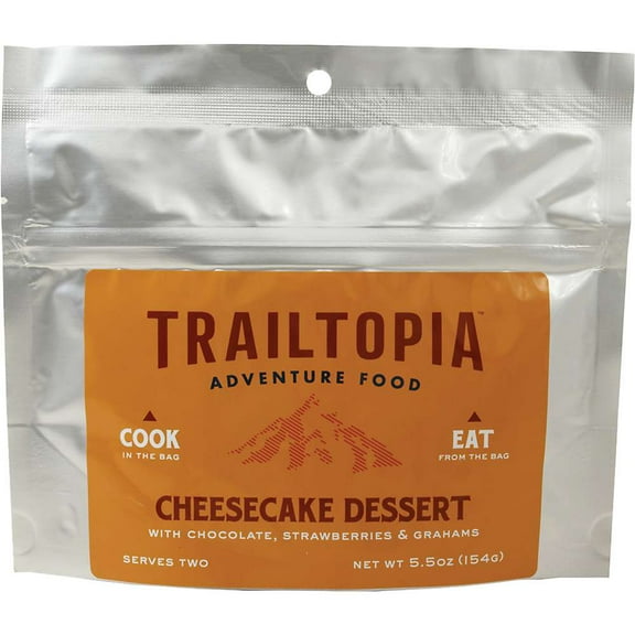Trailtopia Desserts Choc Strawberry Cheesecake: Indulgent Backcountry Treat