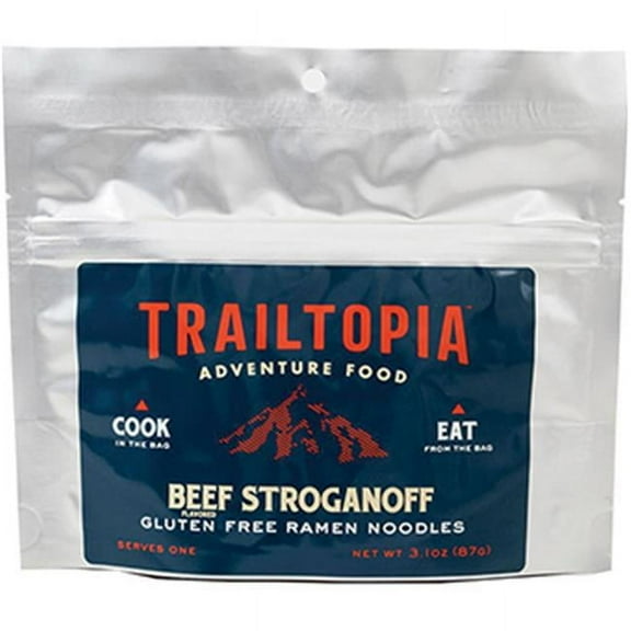 Trailtopia Gluten Free Ramen Noodles Beef Flavored Stroganoff