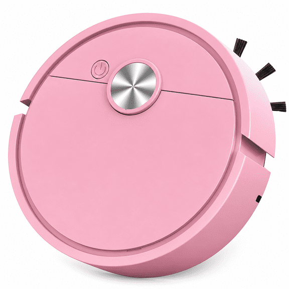 Trailvora Smart Robot Vacuum Cleaner 3-in-1 Automatic with Navigation,Vacuum Robot Cleaner and Mop Sweeping Mopping for Floors Carpets Pet Hair,Pink