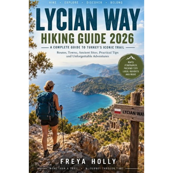 Lycian Way Hiking Guide 2026, (Paperback)