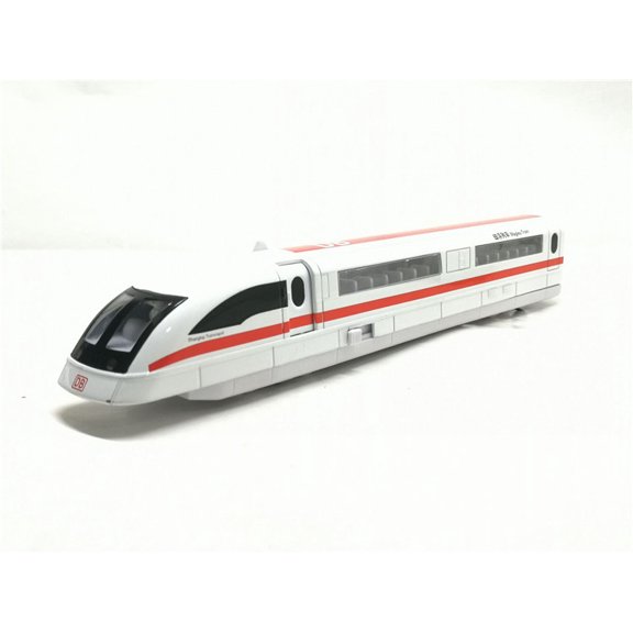 Train Alloy Car Model Toy Sound and Light Door Opening Voice Power Car Children's Train Light Rail