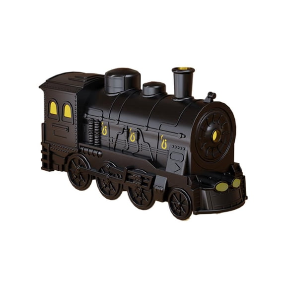 Train Aroma Diffuser with LED Night Light, Essential Oil Humidifier for Bedroom Home Office Desk, Vintage Steam