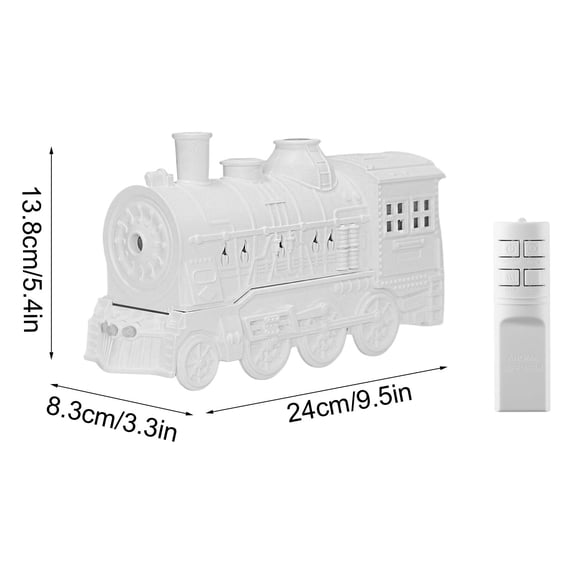 Train Aromatherapy Diffuser, Remote Control Humidifier with LED Light ...
