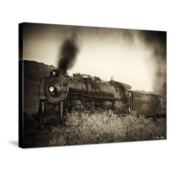 Train Arrival I, Transportation Stretched Canvas Wall Art by David Drost Sold by ArtCom