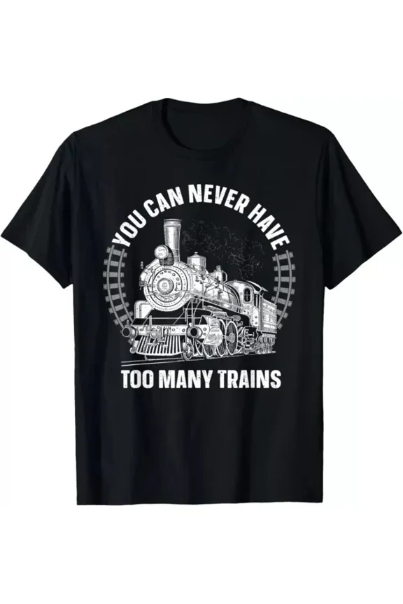 Train Art For Men Women Kids Railroad Model Train Collector Shirt Unisex S-5XL Hot Trending Shirt, Vintage Birthday Gift