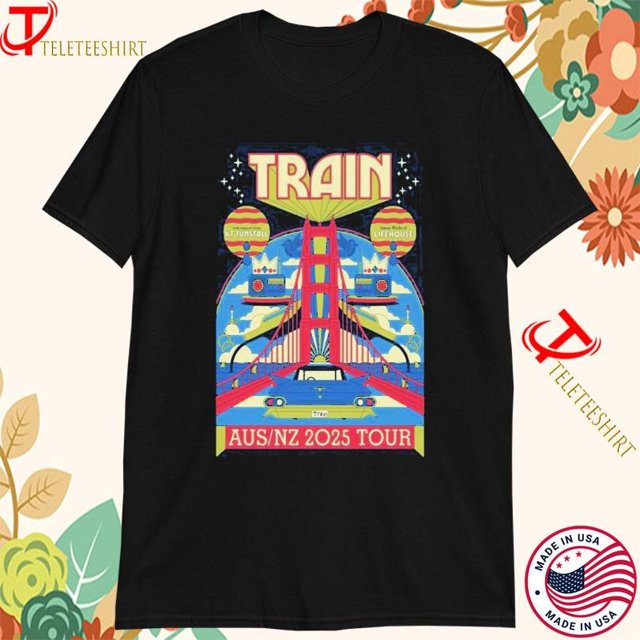 Train Australia And New Zealand 2025 Tour Tshirts