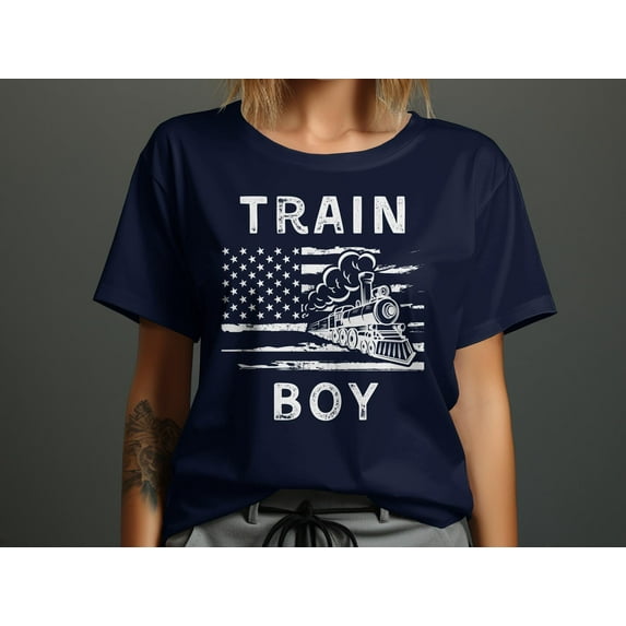 Train Boy Locomotive Tshirt Present Gift Boys Train Tshirt Kids Funny Shirt Locomotive Boy Tshirt Train Graphic Tee Boy Train Engine Shirt