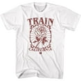 thumbnail image 1 of Train California Rose White Adult T-Shirt, 1 of 2