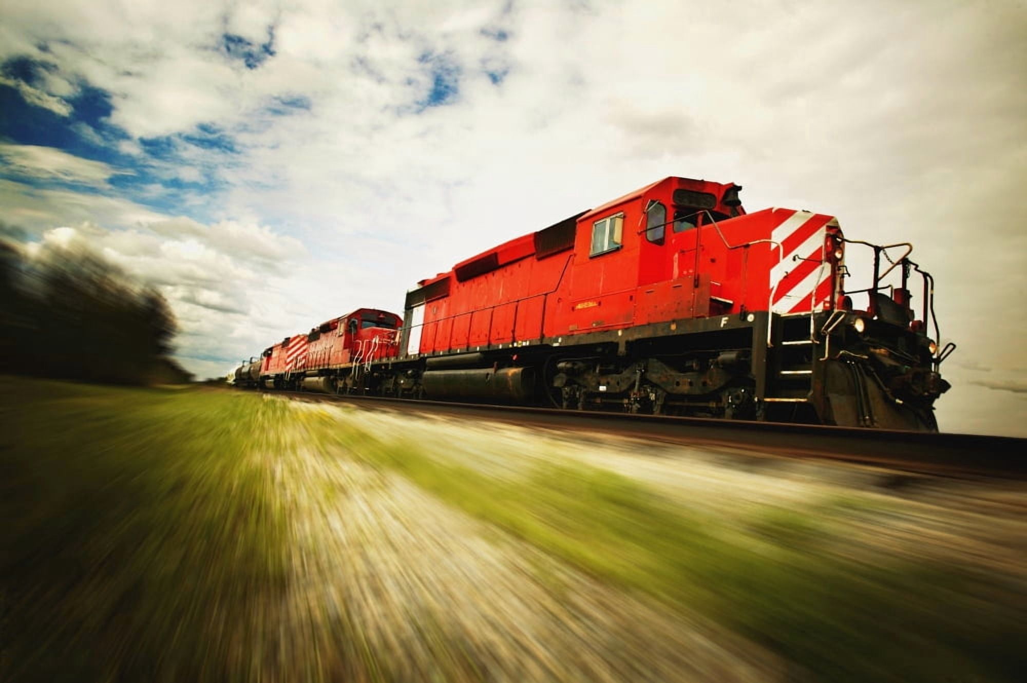 Train Canvas Art - Darren Greenwood Design Pics (17 x 11)