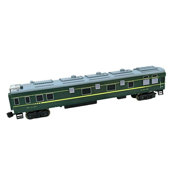 Train Carriage Model Railway Toy Passenger Coach ABS Material for Kids Parent Child Interaction Display