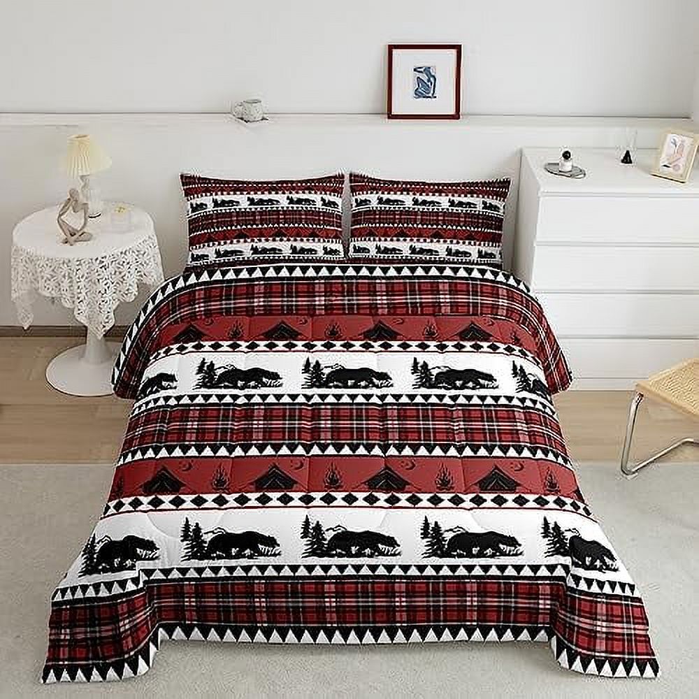 Train Comforter Set for Boys Cute Cartoon Train Aircraft Bedding Twin