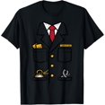 thumbnail image 1 of Train Conductor Costume Locomotive Railroad Men Boys Kids T-Shirt, 1 of 4