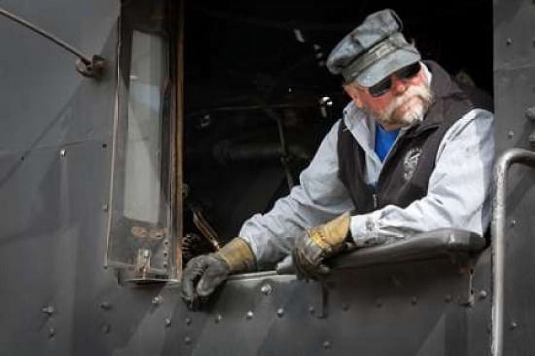 Train Conductor I Canvas Art - Kathy Mahan (24 x 36)