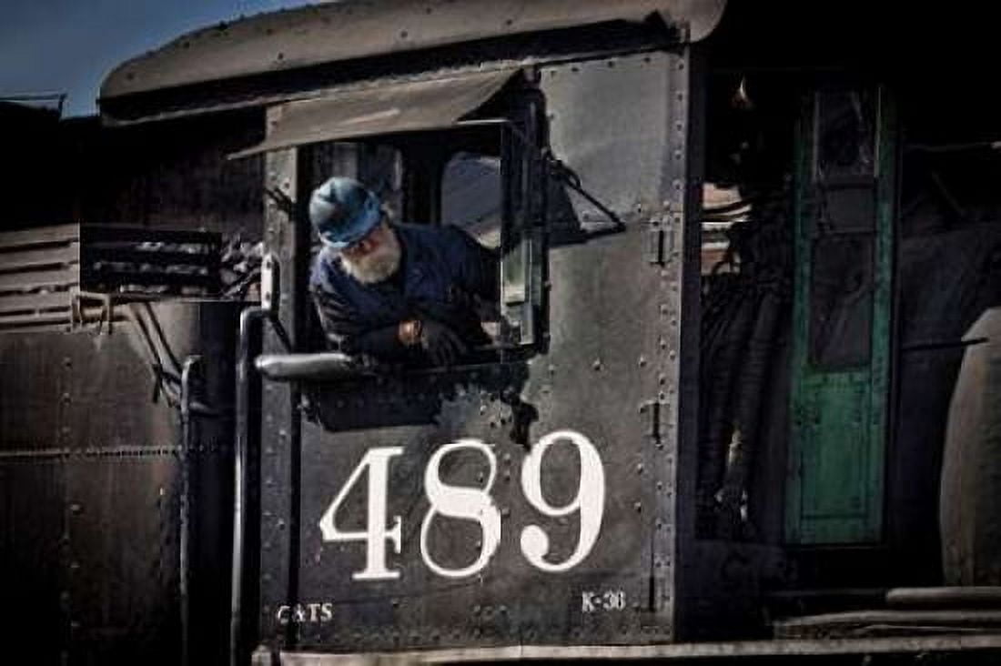 Train Conductor II Canvas Art - Kathy Mahan (24 x 36)