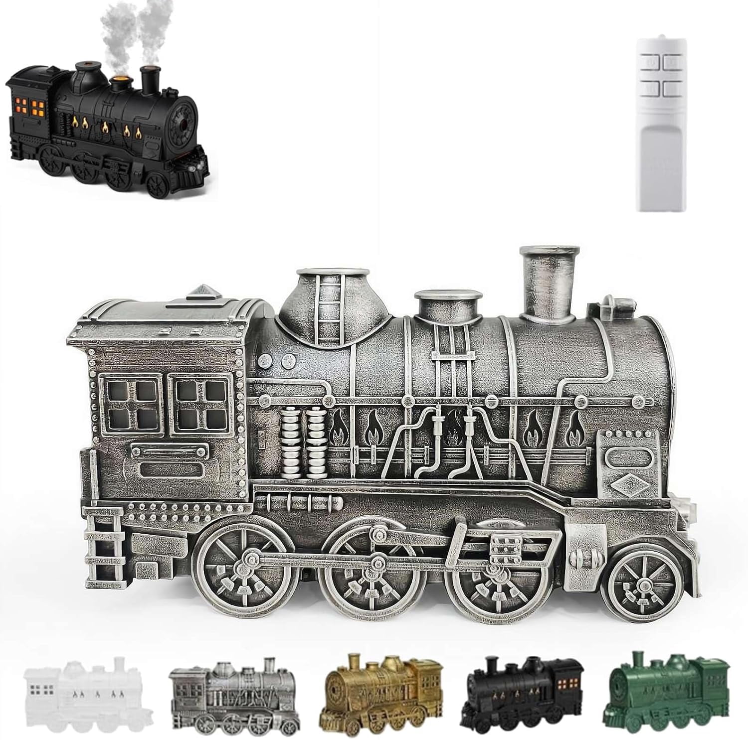 Train Diffuser, 300ml Vintage Steam Train Essential Oil Diffuser and ...