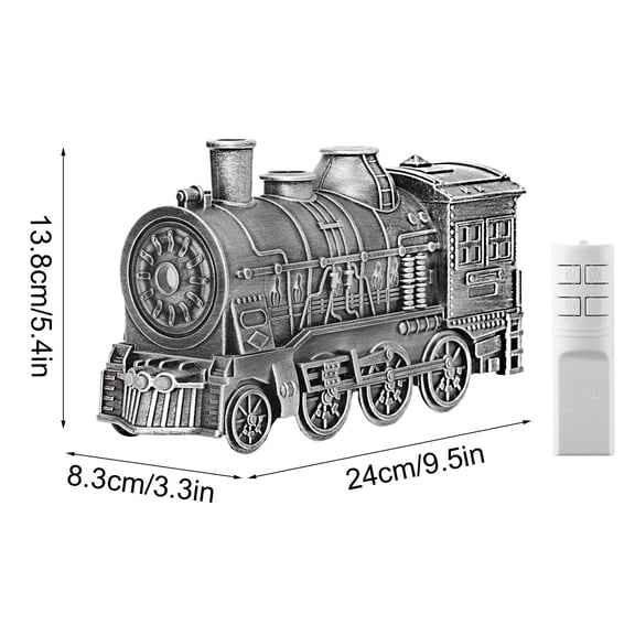 Train Diffuser & Humidifier with Color LED Lights with Large Room Remote Control Aromatherapy Diffuser, Whisper-Quiet, for Christmas,Home Office Yoga Room Relaxation Decor