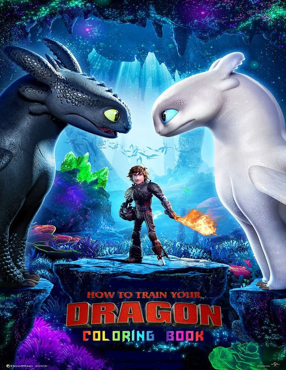 How to Train Your Dragon Coloring Book : Over 86 Pages of High Quality ...