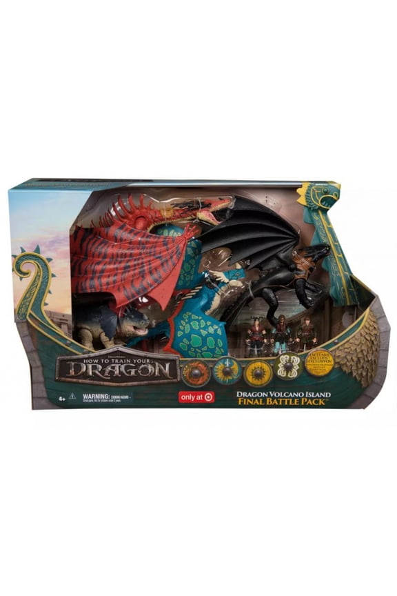 How to Train Your Dragon Volcano Island Final Battle 7-Figure Exclusive Pack