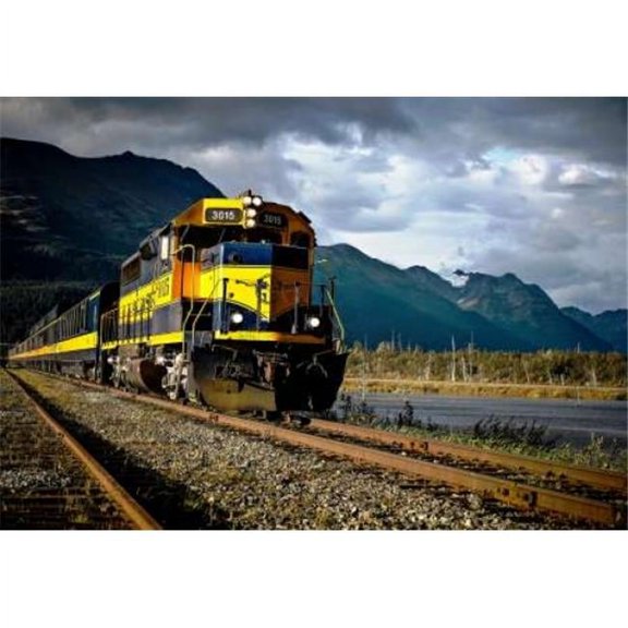 Train Engine Alaska Poster Print by John Stalowy - 10 x 14 - Small