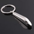 thumbnail image 1 of Silver Metal Keyfob 3D Car Locomotive Train for Head Keyring Keychain for Key, 1 of 11
