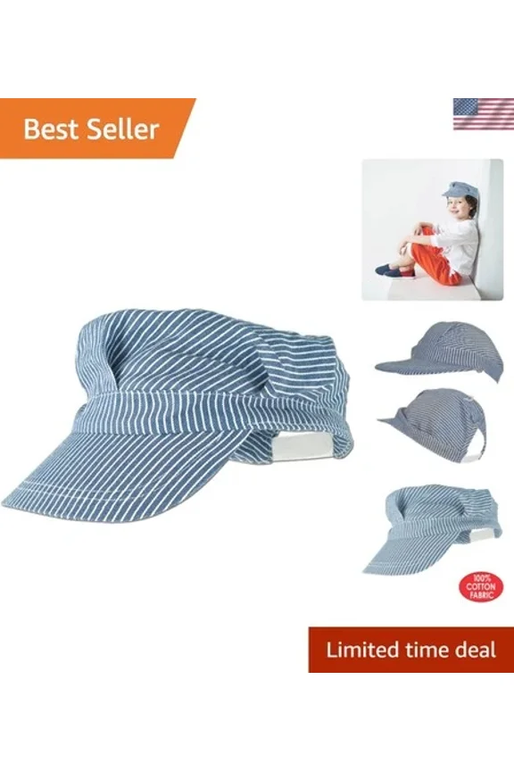 Train Engineer Hat -Blue