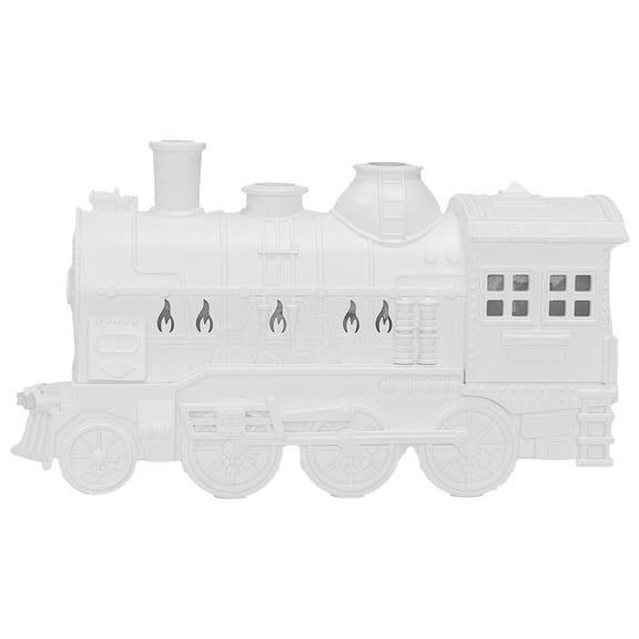 Train Essential Oil Diffuser Humidifier 300ml,Cool Mist Aromatherapy Diffuser with 4 Color LED Night Light Remote Control,Quiet Desk Humidifier for Home Bedroom(White)