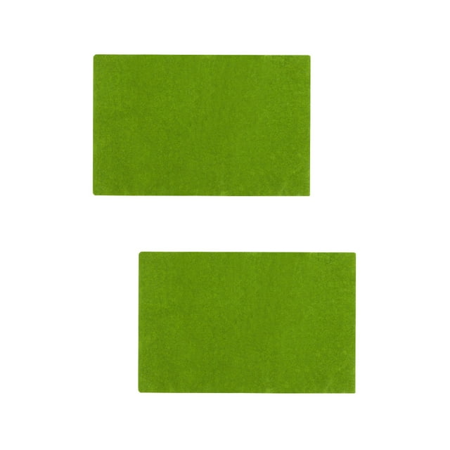 Train Grass Mat Artificial Lawn Turf 2 Pack Model Paper Decorate