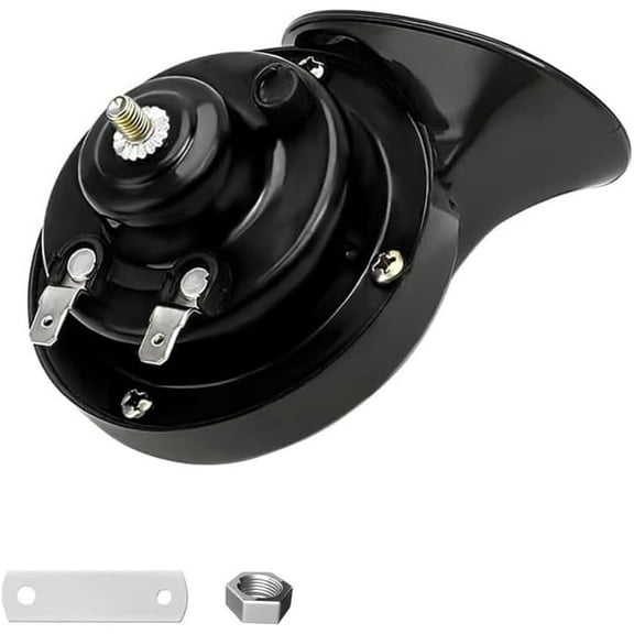 Train Horn for Trucks Super Loud,300db 12v/24V Electric Snail Horn,Waterproof Air Horns Replacement Kit For Motorcycle, Truck, Bike, Boat