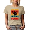 thumbnail image 1 of Train Insane or Remain the Same, Workout Motivation Quote feat. a Weighlifter, Tan T-Shirt, Medium, 1 of 5