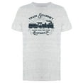 thumbnail image 1 of Train Journey Romance Graphic Tee Men's -Image by Shutterstock, 1 of 2