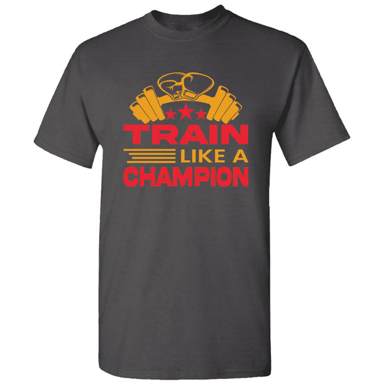 Champion gym t best sale shirt