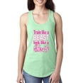 thumbnail image 1 of Train Like a Beast Look Like a Beauty Gym / Workout Ladies Racerback Tank Top, Mint, X-Large, 1 of 3