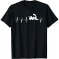 thumbnail image 1 of t-shirt Train Locomotive Fans Heartbeat Pulse RailRoader Lover Gift T-Shirt mens t shirt，black，women，funny，misfits，men，journey, 1 of 4