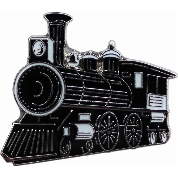 Train Locomotive (Silver) Lapel Pin