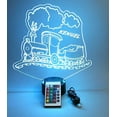 thumbnail image 1 of Train Locomotive Vehicles Planes Trains and Automobiles Name Night Light Up Lamp Shape LED Personalized Custom Made Desk Table Lamp, It's Wow, with Remote 16 Colors Changing, Great Gift, 1 of 10