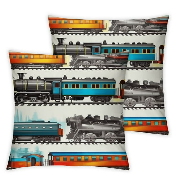 Train Plush Fleece Throw Blanket The Evolution of Trains from Ancient Times to The Present Blanket for Bed Couch Sofa Chair Travel