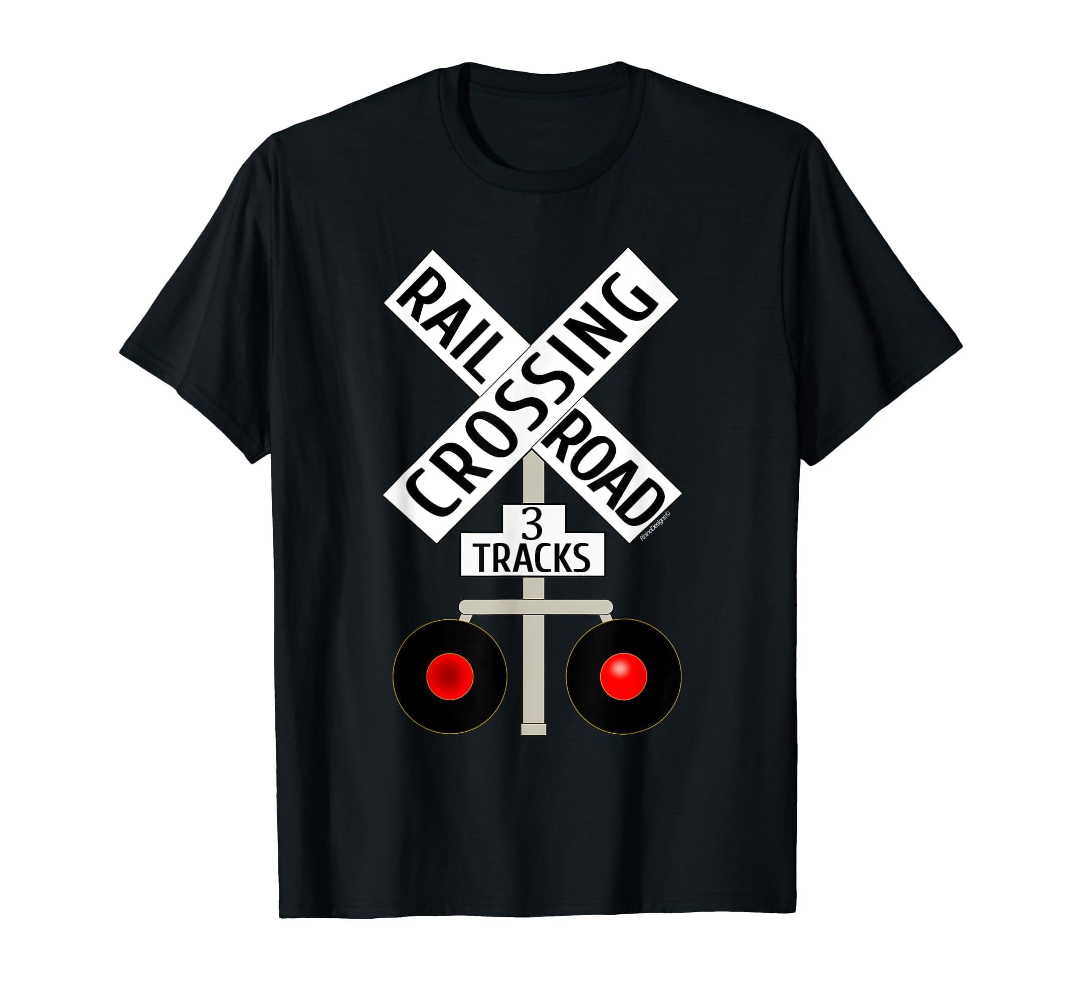Train Railroad Crossing Lights 3 Tracks Road Sign T shirt Walmart train-railroad-crossing-lights-3-tracks-road-sign-t-shirt-walmart
