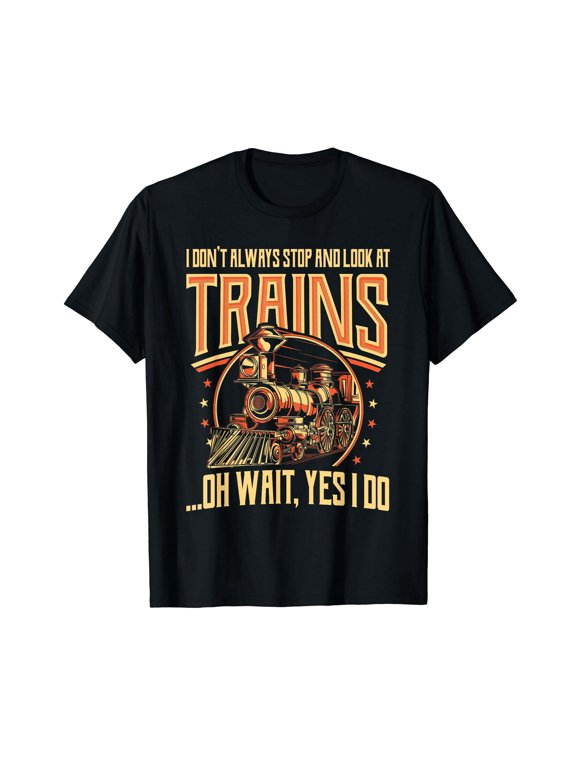Train Railroad Vintage Train T-Shirt Funny Train Shirt