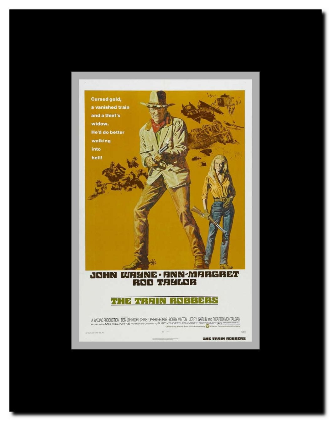 Train Robbers Framed Movie Poster