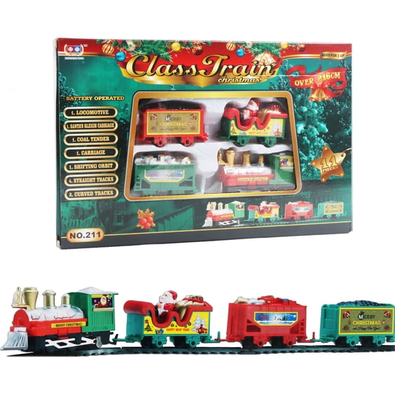 Train Set Christmas Tree Train Toys For With Lights And Sound Toy Train Set For Under Christmas Tree Toddler Model Trains For 3 4 5 6 7 8+ Years Christmas
