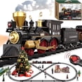 thumbnail image 1 of BUBUQE Train Set for Kids Remote Control Electric Toys Steam Locomotive,Passenger Carriage & Luxury Tracks, 1 of 9