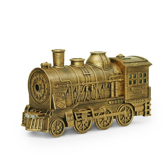 Retro Train Humidifier Aromatherapy Diffuser with Remote, Timer & LED Lights, 300ml for Home Office