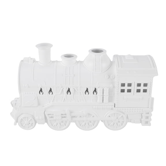 Train Shaped Humidifier, 300mL Cool Mist Essential Oil Diffuser with Night Light, White